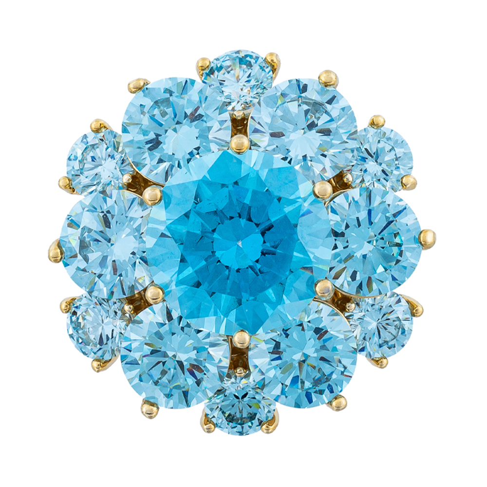 Fiore Luna Брошь Кристалл Zircon+магнит Fiore Luna XR12099A3 BL/G Арт.: XR12099A3 BL/G