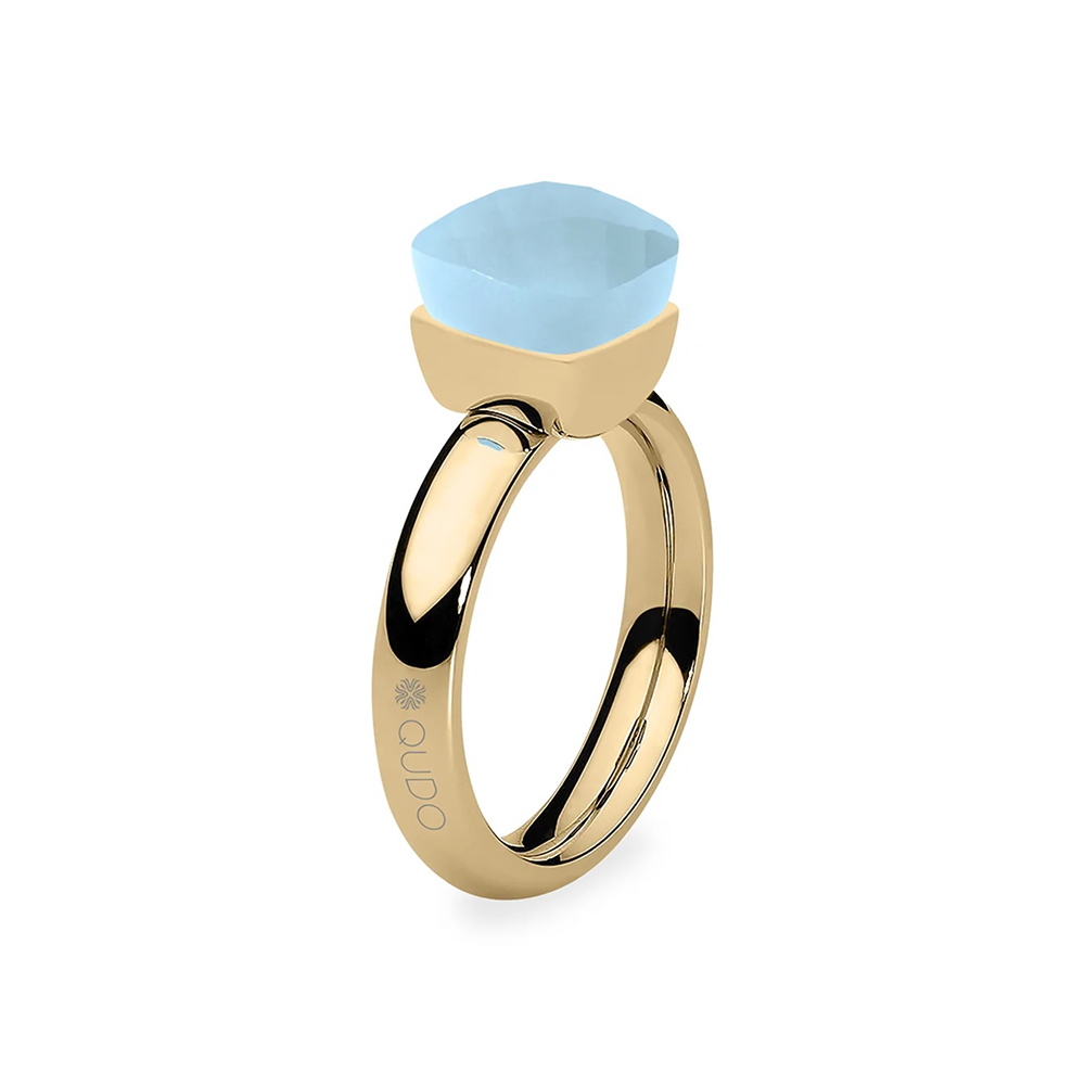 Qudo Кольцо FIRENZE 19 (G) Air Blue Opal Qudo 107001/40-4701 19 Арт.: 107001/40-4701 19