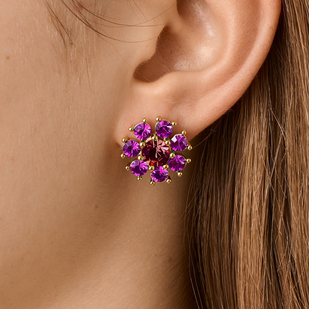 Dyrberg Kern Серьги LEONORA SS GREY / VINTAGE ROSE Dyrberg Kern *450002 Арт.: *450002