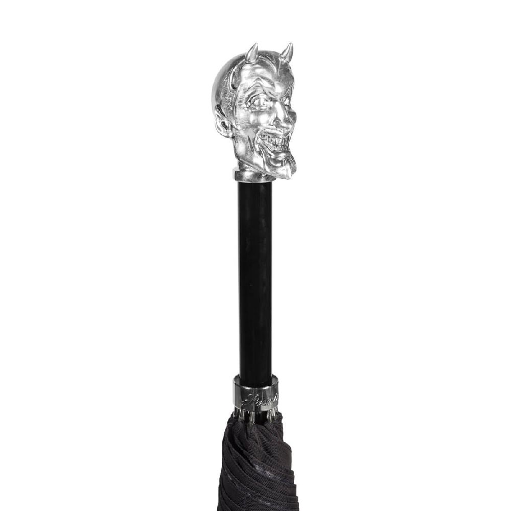 Pasotti Зонт-трость Devil Silver Oxford Black Арт.: product-2468