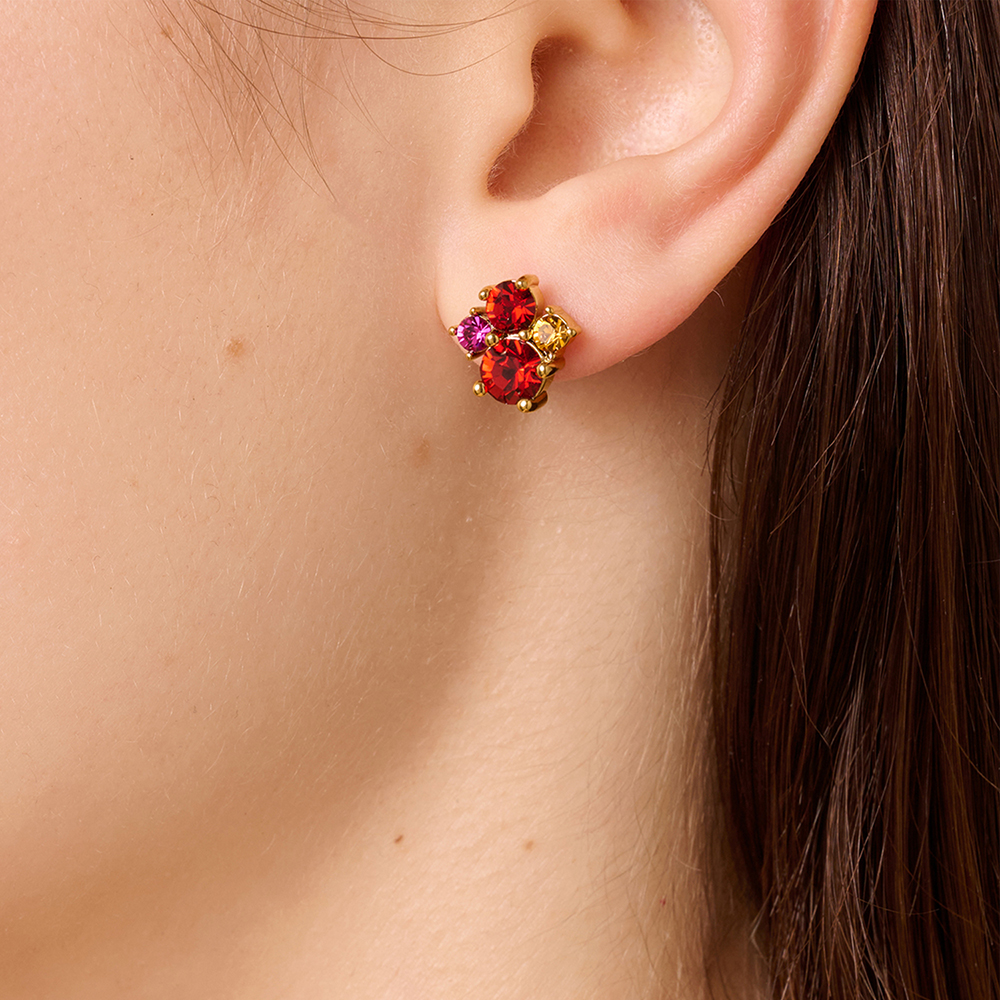 Dyrberg Kern Серьги BILLIS SG RED / PINK Dyrberg Kern 470139 Арт.: 470139