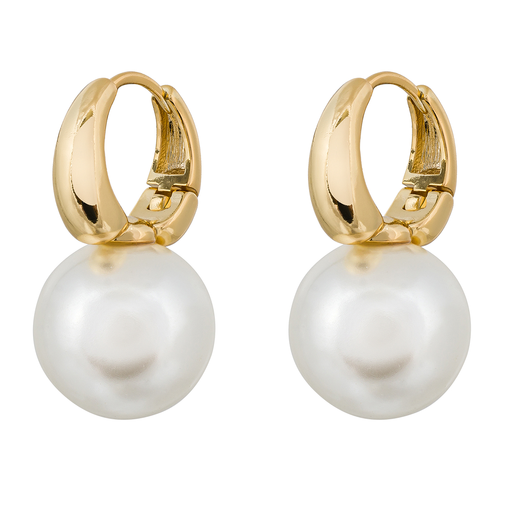 Fiore Luna Серьги WHITE SHELL PEARL Fiore Luna ABE06611-14 G Арт.: ABE06611-14 G