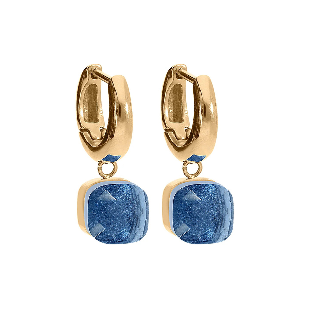 Qudo Серьги FIRENZE (G) Dark Blue Qudo 107001/20-4730 Арт.: 107001/20-4730