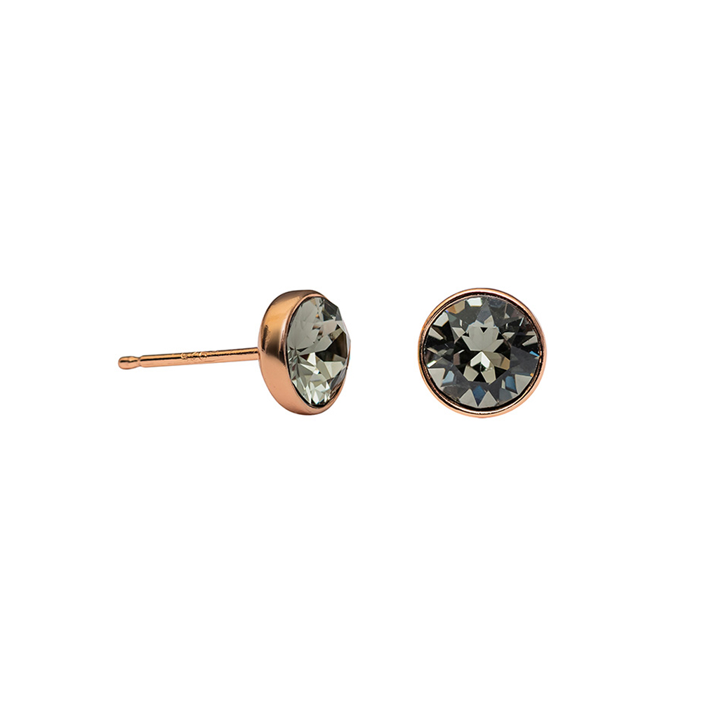 Fiore Luna Пусеты Black Dia Fiore Luna SWE297 BLD RG Арт.: SWE297 BLD RG