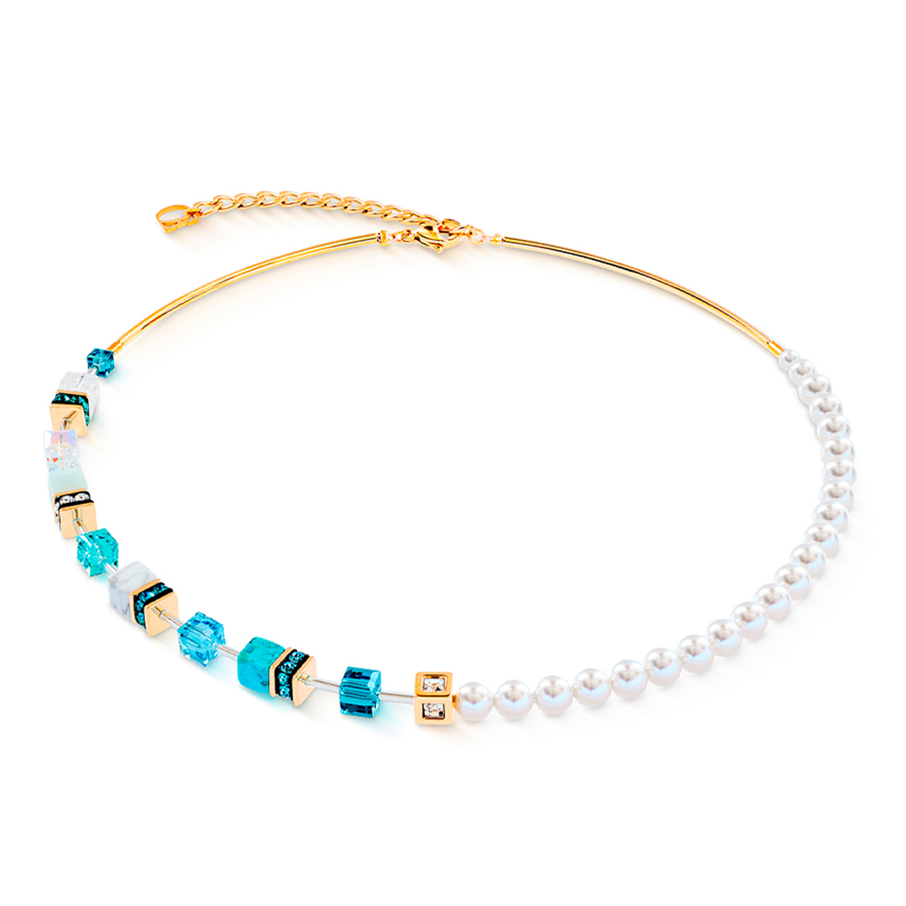 Coeur de Lion Колье Turquoise-Gold Coeur de Lion 5086/10-0616 Арт.: 5086/10-0616