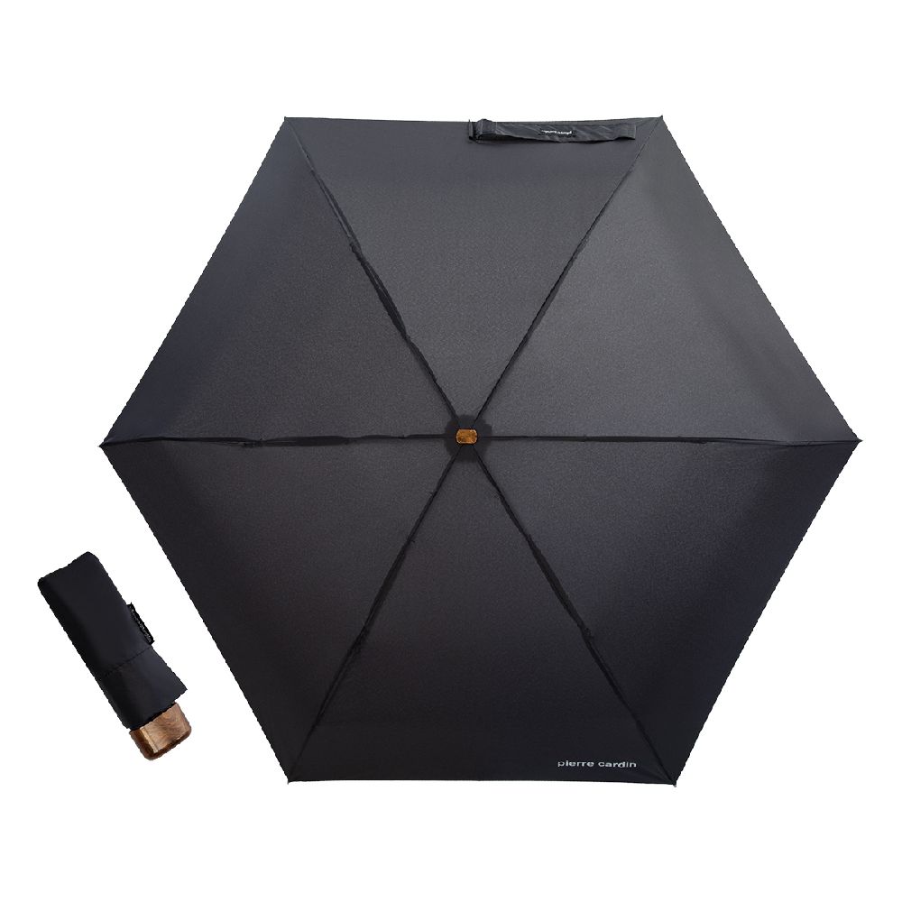 Pierre Cardin Зонт складной Pierre Cardin 83702-OM Supermini Flat Black  product-3474 Арт.: product-3474