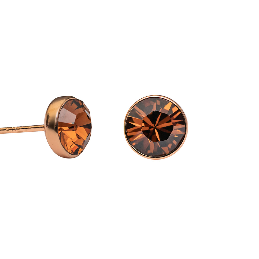Fiore Luna Пусеты Smoked Topaz Fiore Luna SWE297 ST RG Арт.: SWE297 ST RG