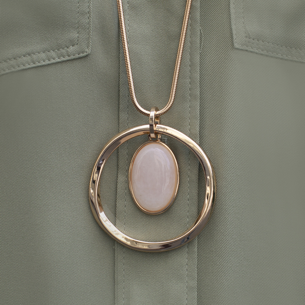 Fiore Luna Колье LIGHT ROSE OPAL Арт.: LN5138 R/G