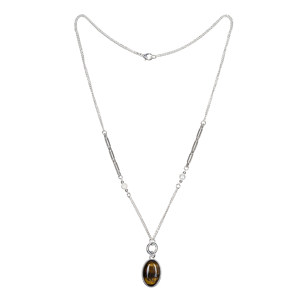 Fiore Luna Колье TIGER EYE Fiore Luna *LN5156 BR/S Арт.: *LN5156 BR/S
