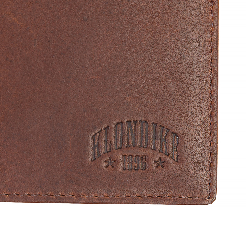 Klondike 1896 Бумажник KLONDIKE Dawson, натуральная кожа в коричневом цвете, 13 х 1,5 х 9,5 см Арт.: KD1121-03