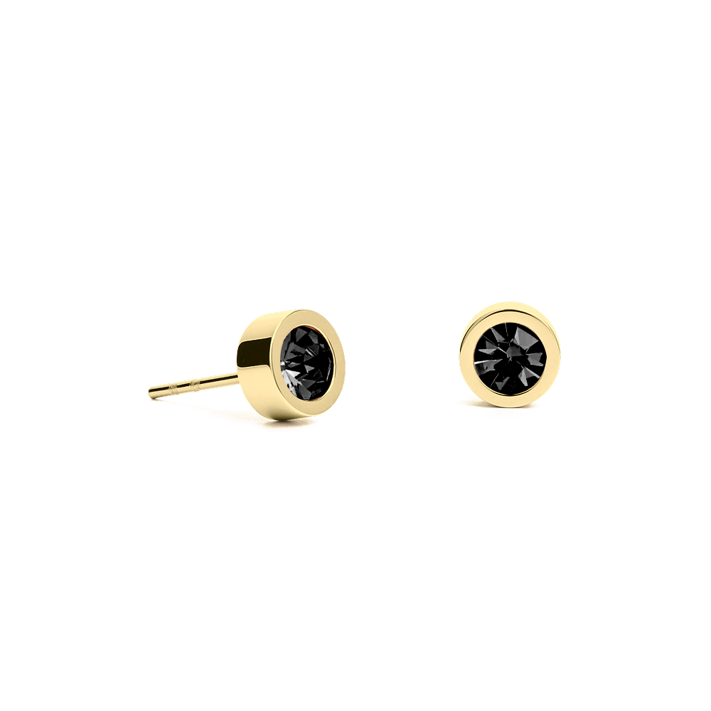 Fiore Luna Пусеты Black 6х3 Fiore Luna SWE126 BL G Арт.: SWE126 BL G
