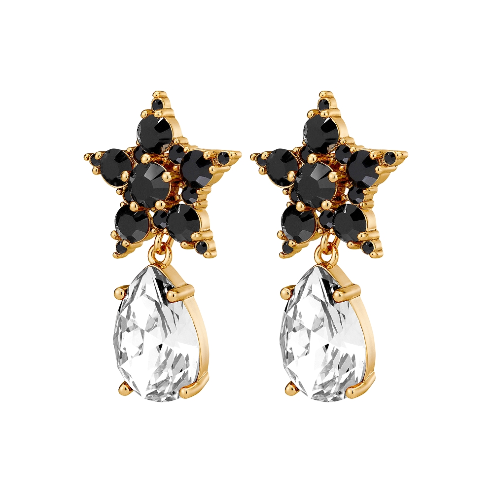 Dyrberg Kern Серьги HYDRA SG BLACK / CRYSTAL Dyrberg Kern 450030 Арт.: 450030