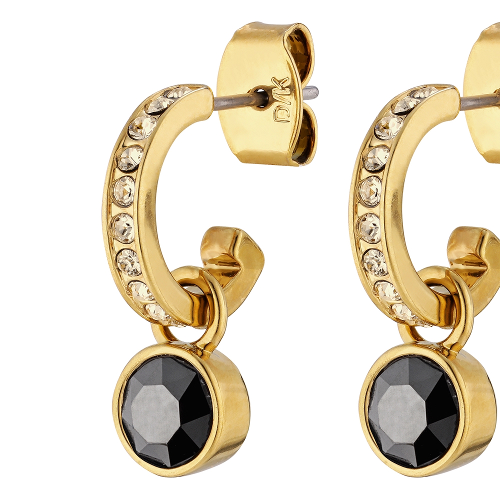 Dyrberg Kern Серьги DESSA SG BLACK / GOLDEN Dyrberg Kern 390014 Арт.: 390014