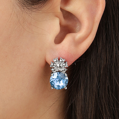 Серьги BECKIA SS LIGHT SAPPHIRE  Dyrberg Kern  460071 