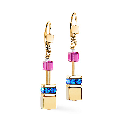 Серьги Multicolour Rainbow-Gold 3015/20-1535 