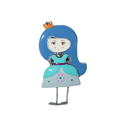 Брошь Принцесса XZ2298.21 BL/S 