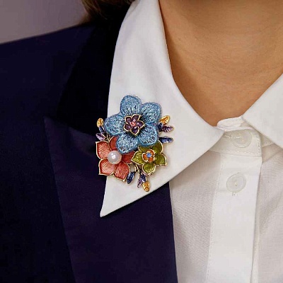 Брошь Букет  Shadore  XZ1442.27 M/G 