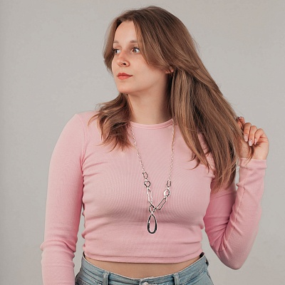 Колье Metall Drop  Fiore Luna  LN5238 S 