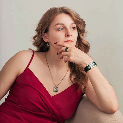 Браслет на кожаном черном ремешке  Fiora Luna  CB03209-3 G 