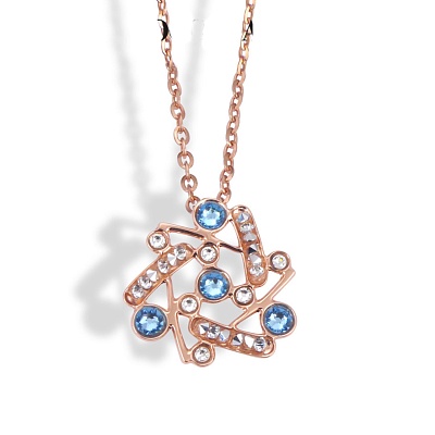 *Колье  Boccadamo  *XGR618RS BL/RG 