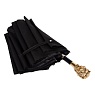 Зонт складной Pasotti Auto Leone Gold Oxford Black Арт.: product-3895