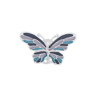 Брошь Бабочка XZ0717.22 BL/S 