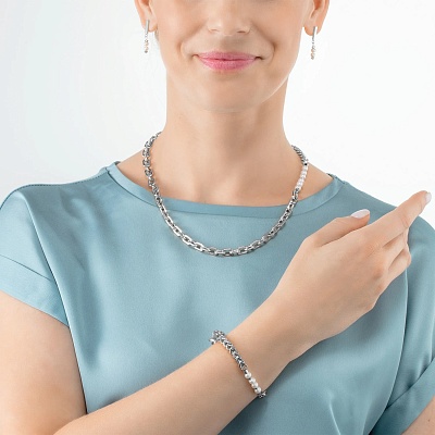 *Колье White-Silver  Coeur de Lion  *1120/10-1417 