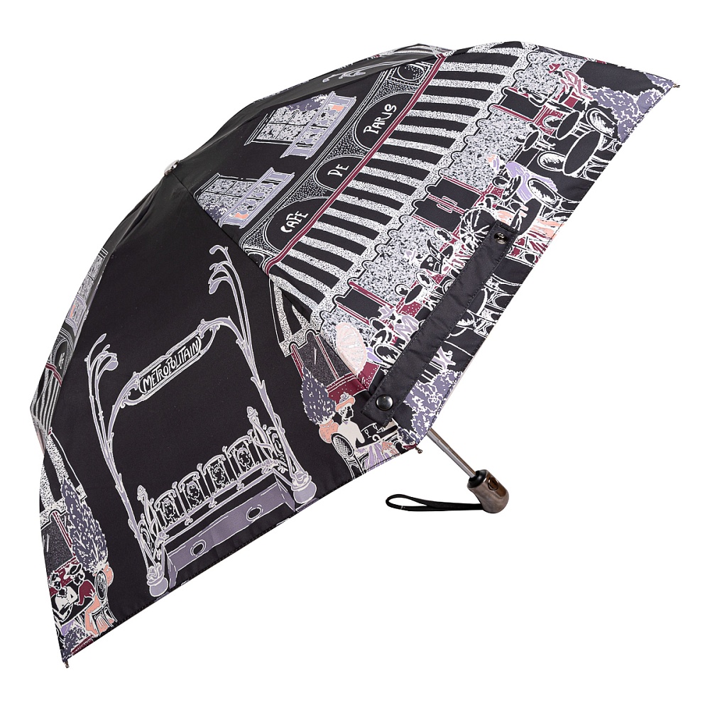 Guy De Jean Зонт складной Guy De Jean 3029-OC Métro Noir Арт.: product-3360