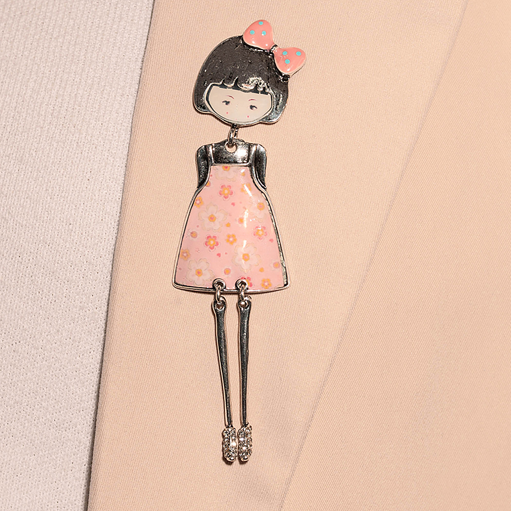 Shadore Брошь Девочка Арт.: XZ0086.7 R/S