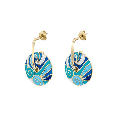 Серьги AE13784-1 G 