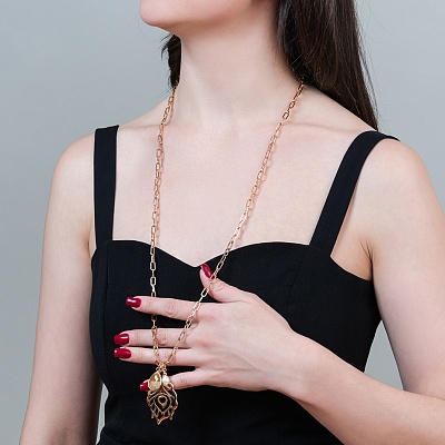 Колье Pearle  Fiore Luna  LN5114 BW/RG 