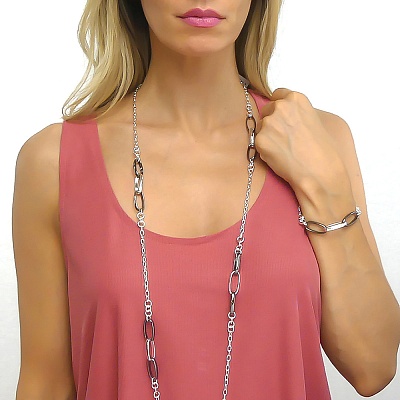 Колье  Boccadamo  XGR599 BW/S 