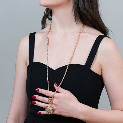 Колье Manisto  Fiore Luna  LN5117 BW/RG 