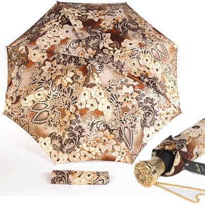 Зонт Складной Pasotti Auto Novita Beige Lux product-1382 