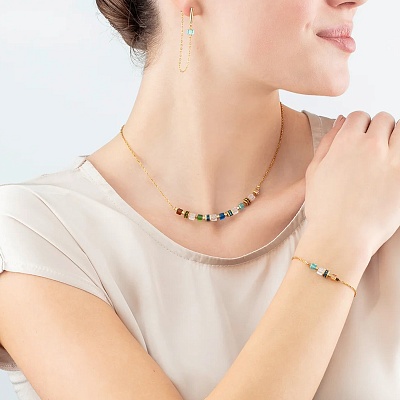 Колье Multicolour Gold  Coeur de Lion  5076/10-1516 