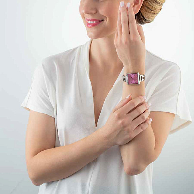 Часы Silver-Pink  Coeur de Lion  7630/74-1704 