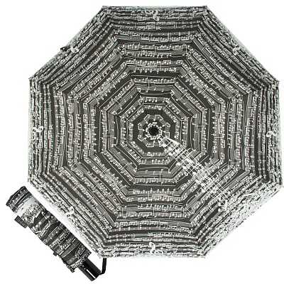 Зонт Складной EMME M444-OC Notes Black  Emme  product-1931 