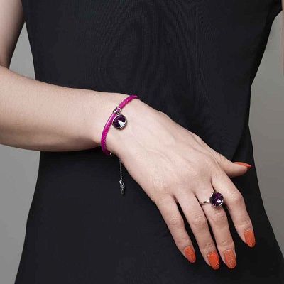 Браслет Amethyst  Fiore Luna  C1902.M11 V/S 