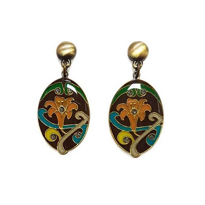 Серьги лилия  Clara Bijoux  A77352.2 BR 