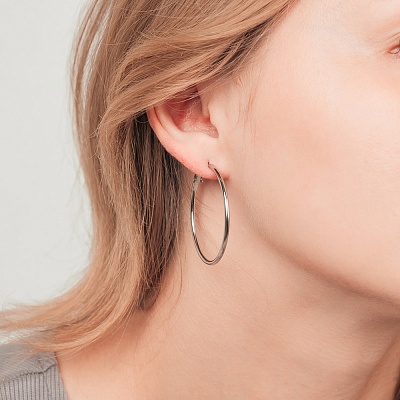 Серьги Кольцо 40  Fiore Luna  AWE2950-S-2-40mm 