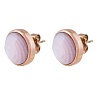 Пусеты Сфера SHELL ROSE Арт.: AE02913-3 R/RG