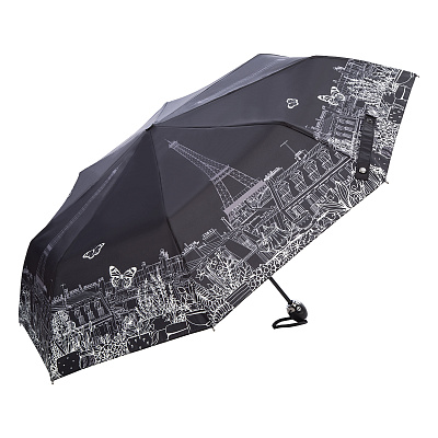 Зонт складной Guy De Jean 6418-OC Paris Papillons Noir  Guy De Jean  product-3604 