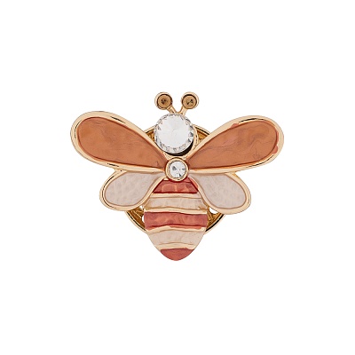 Брошь Пчела XZ1266.6 R/G 