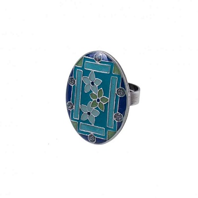 Кольцо Незабудки  Clara Bijoux  K75808-8 BL 