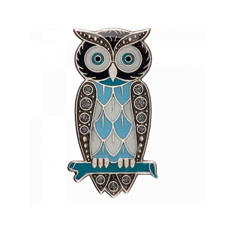 Clara Bijoux Брошь Сова Арт.: F25012-42 BL