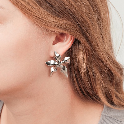 Серьги Цветок  Fiore Luna  AWE2712-S 