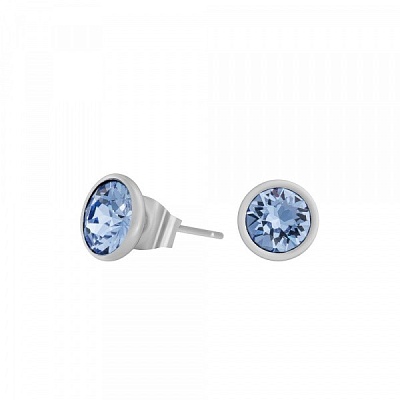 Пусеты Light Sapphire  Fiore Luna  SWE297 LS S 