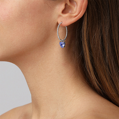 Серьги ELANA SS LIGHT BLUE  Dyrberg Kern  480033 