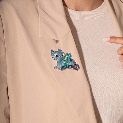 Брошь Семейка  Shadore  XZ1453.21 BL/S 