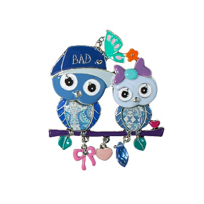 Брошь Совы XZ0531.23 BL/S 